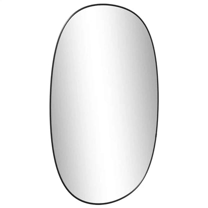 Wall Mirror Black 70x45 cm