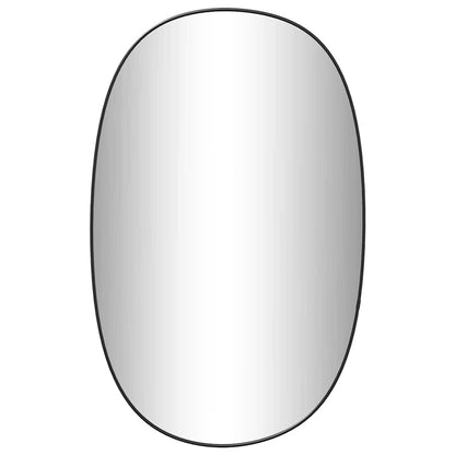 Wall Mirror Black 80x50 cm