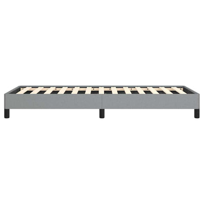 Bed Frame without Mattress Light Grey 100x203 cm Twin XL Fabric