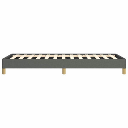 Bed Frame without Mattress Dark Grey 100x203 cm Twin XL Fabric