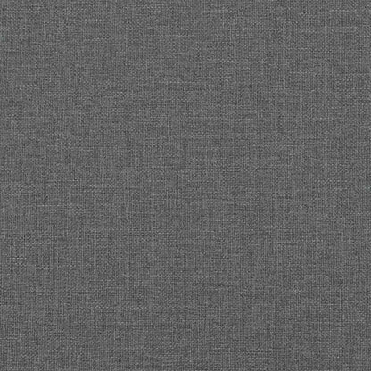 Bed Frame without Mattress Dark Grey 137x190 cm Full Fabric