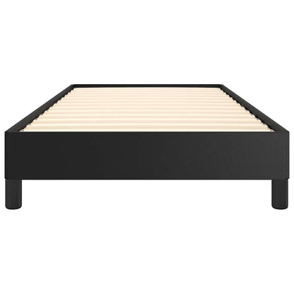 Bed Frame without Mattress Black 100x203 cm Twin XL Faux Leather