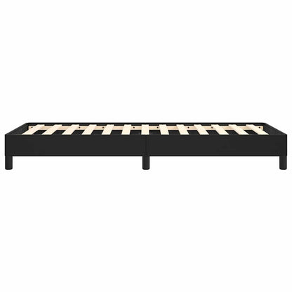 Bed Frame without Mattress Black 100x203 cm Twin XL Faux Leather