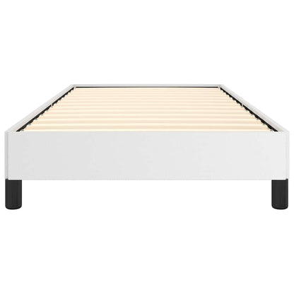 Bed Frame without Mattress White 100x203 cm Twin XL Faux Leather