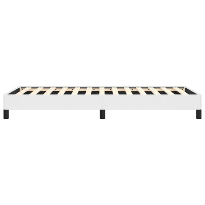 Bed Frame without Mattress White 100x203 cm Twin XL Faux Leather