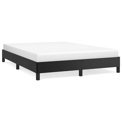 Bed Frame without Mattress Black 137x190 cm Full Faux Leather
