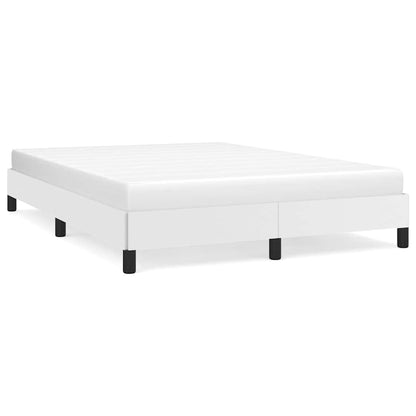 Bed Frame without Mattress White 137x190 cm Full Faux Leather