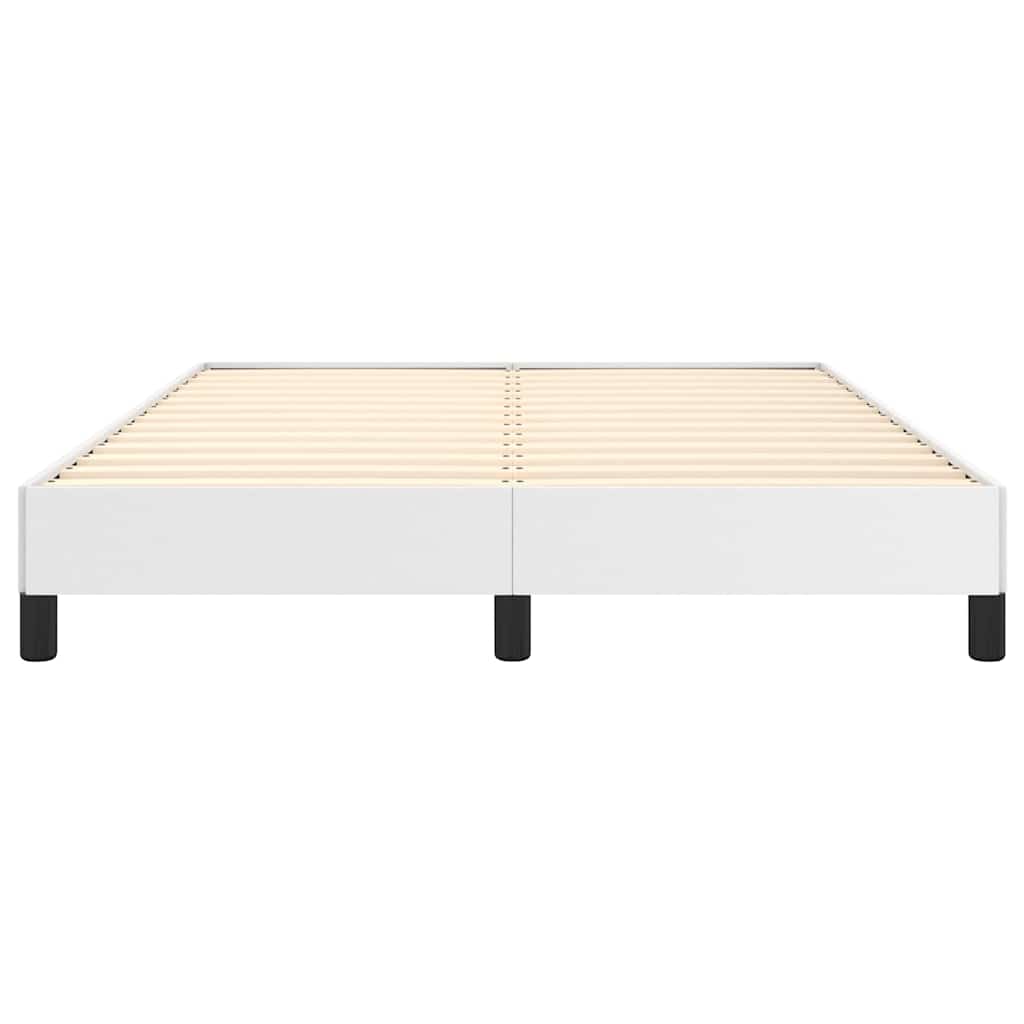 Bed Frame without Mattress White 137x190 cm Full Faux Leather