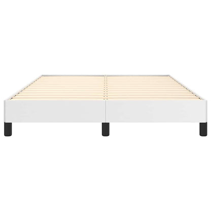 Bed Frame without Mattress White 137x190 cm Full Faux Leather