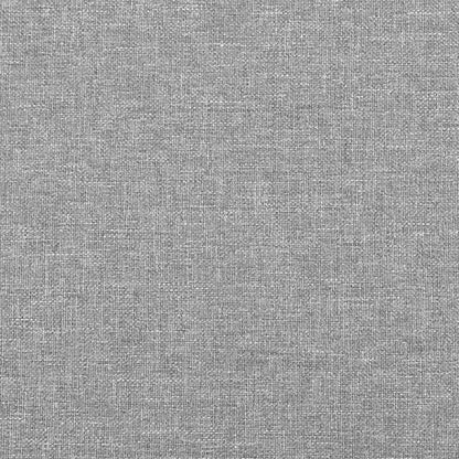 Bed Frame without Mattress Light Grey 100x203 cm Twin XL Fabric