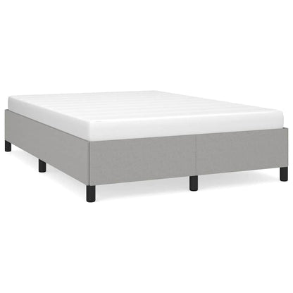 Bed Frame without Mattress Light Grey 152x203 cm Queen Fabric