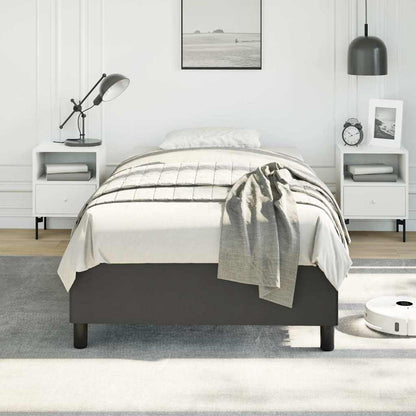 Bed Frame without Mattress Black 100x203cm Twin XL Faux Leather