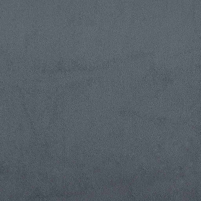 Bed Frame without Mattress Dark Grey King Velvet