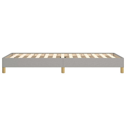 Bed Frame without Mattress Light Grey 90x190 cm Single Single Fabric