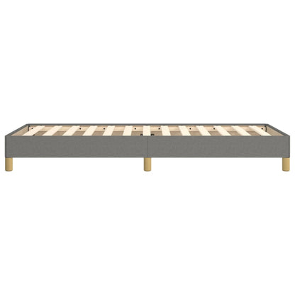 Bed Frame without Mattress Dark Grey 90x190 cm Single Single Fabric