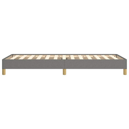 Bed Frame without Mattress Dark Grey 90x190 cm Single Fabric