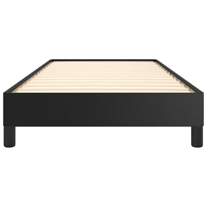 Bed Frame without Mattress Black 90x190 cm Single Single Faux Leather
