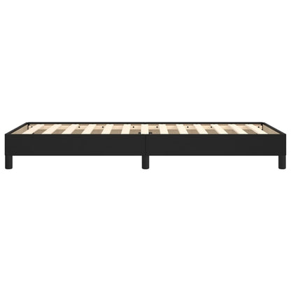 Bed Frame without Mattress Black 90x190 cm Single Single Faux Leather