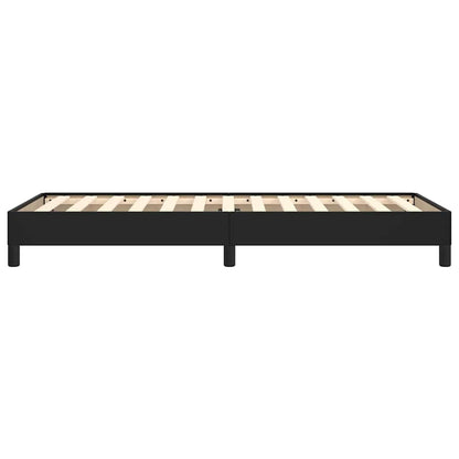 Bed Frame without Mattress Black 90x190 cm Single Single Faux Leather