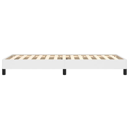 Bed Frame without Mattress White 90x190 cm Single Faux Leather