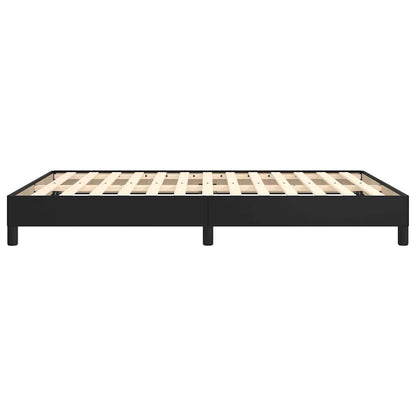 Bed Frame without Mattress Black 135x190 cm Double Faux Leather
