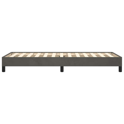 Bed Frame without Mattress Dark Grey 90x190 cm Single Single Velvet