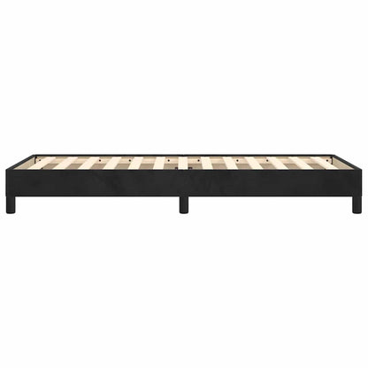 Bed Frame without Mattress Black 90x190 cm Single Single Velvet
