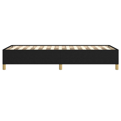 Bed Frame without Mattress Black 90x190 cm Single Single Fabric