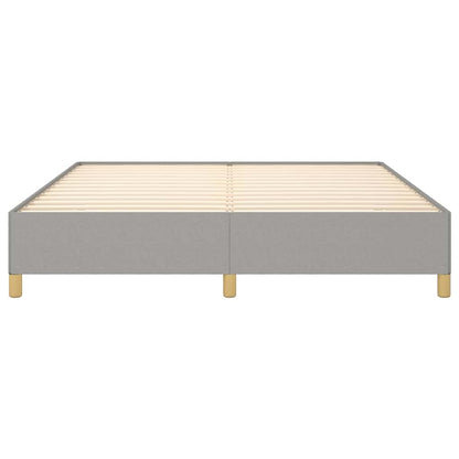 Bed Frame without Mattress Light Grey 180x200 cm Fabric