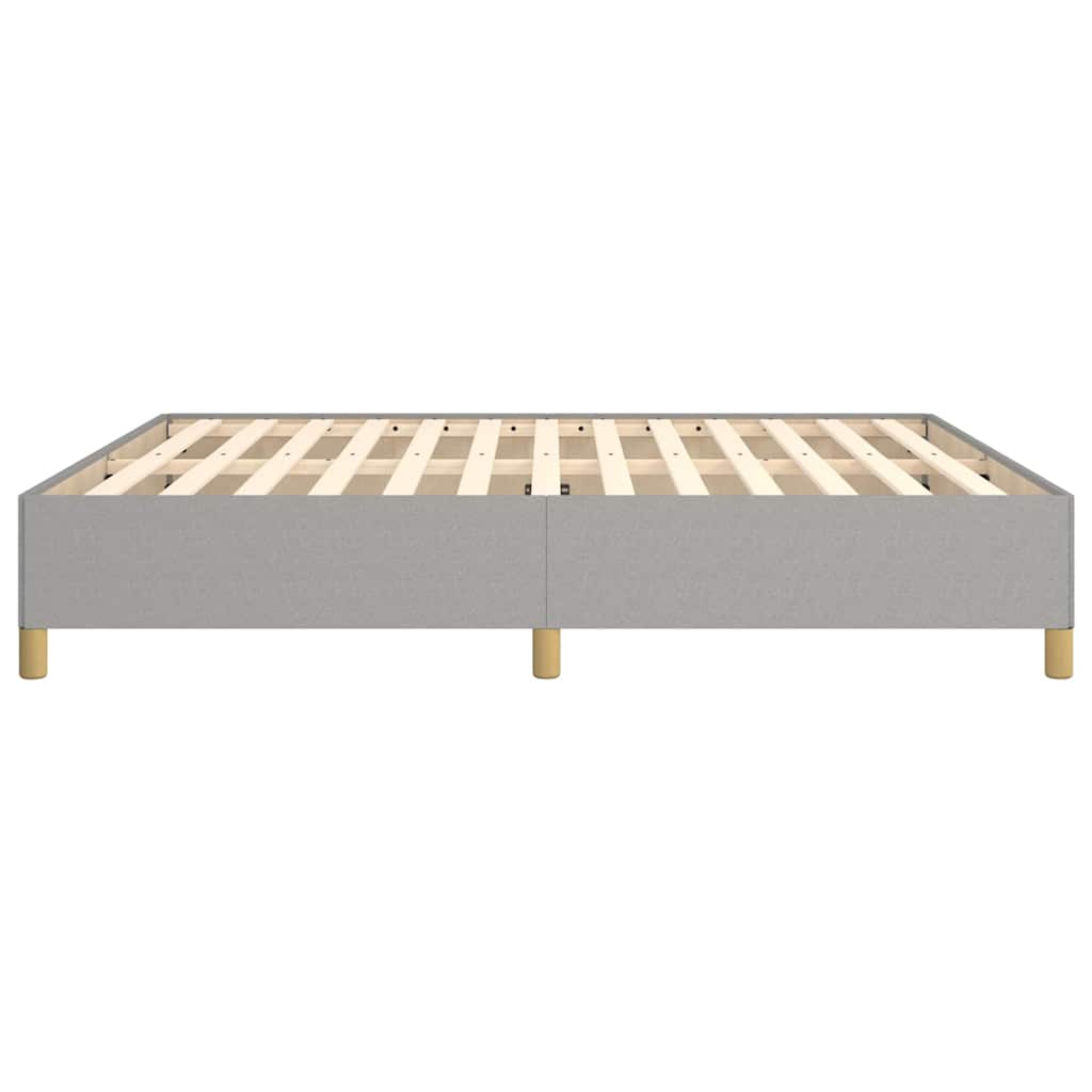 Bed Frame without Mattress Light Grey 180x200 cm Fabric