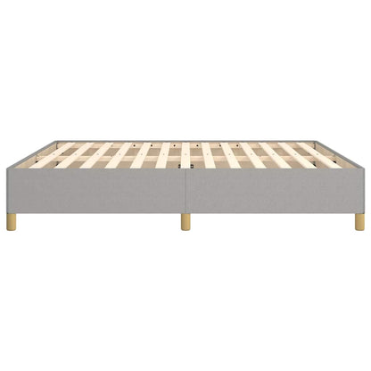 Bed Frame without Mattress Light Grey 180x200 cm Fabric