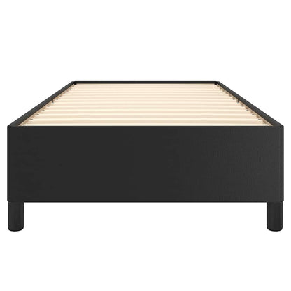 Bed Frame without Mattress Black 90x190 cm Single Faux Leather