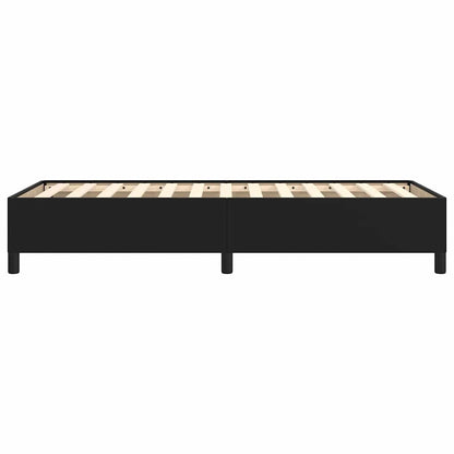 Bed Frame without Mattress Black 90x190 cm Single Faux Leather