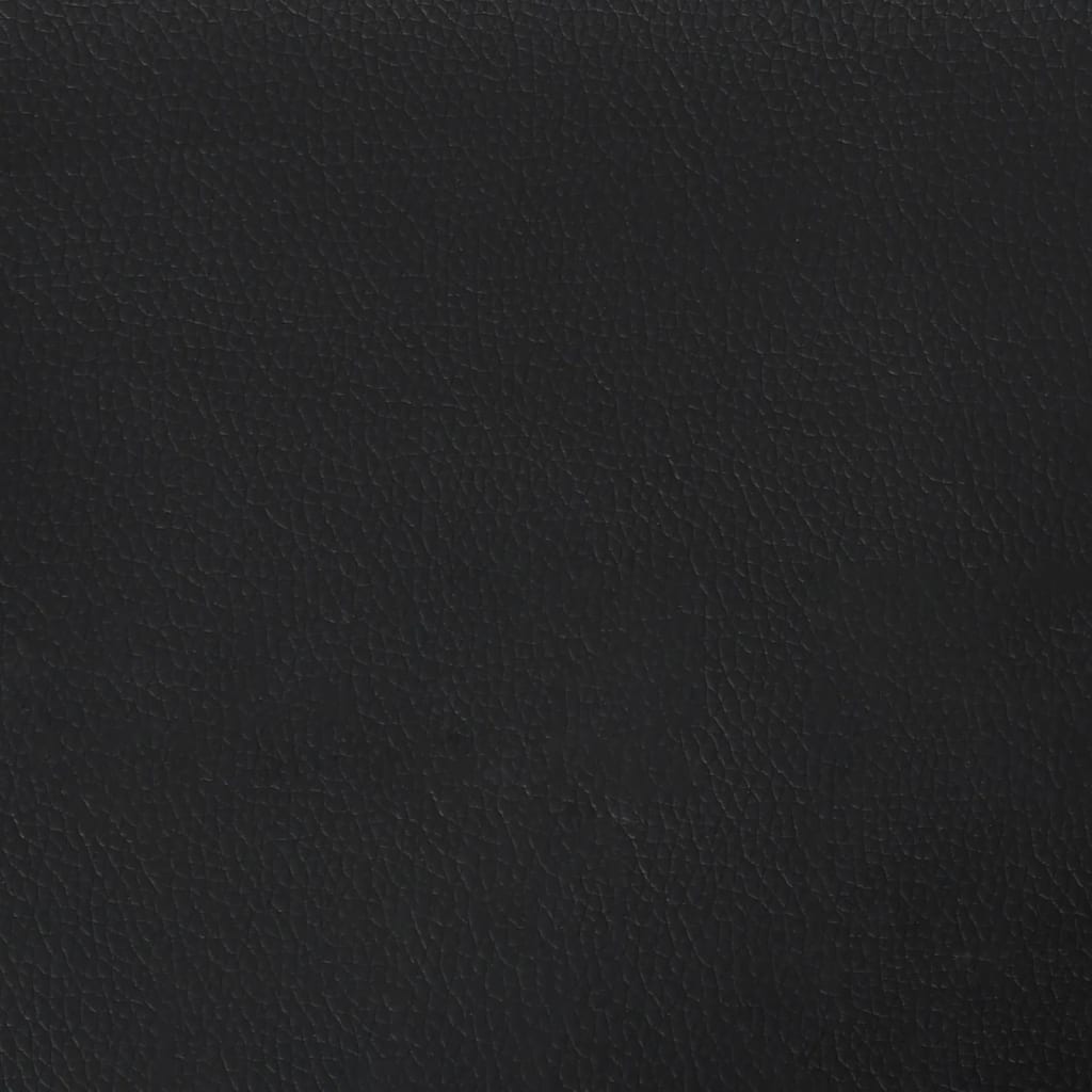Bed Frame without Mattress Black 90x190 cm Single Single Faux Leather