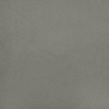 Bed Frame without Mattress Light Grey 135x190 cm Double Double Velvet