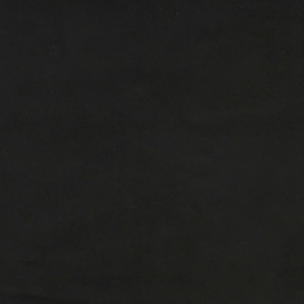 Bed Frame without Mattress Black 135x190 cm Double Double Velvet