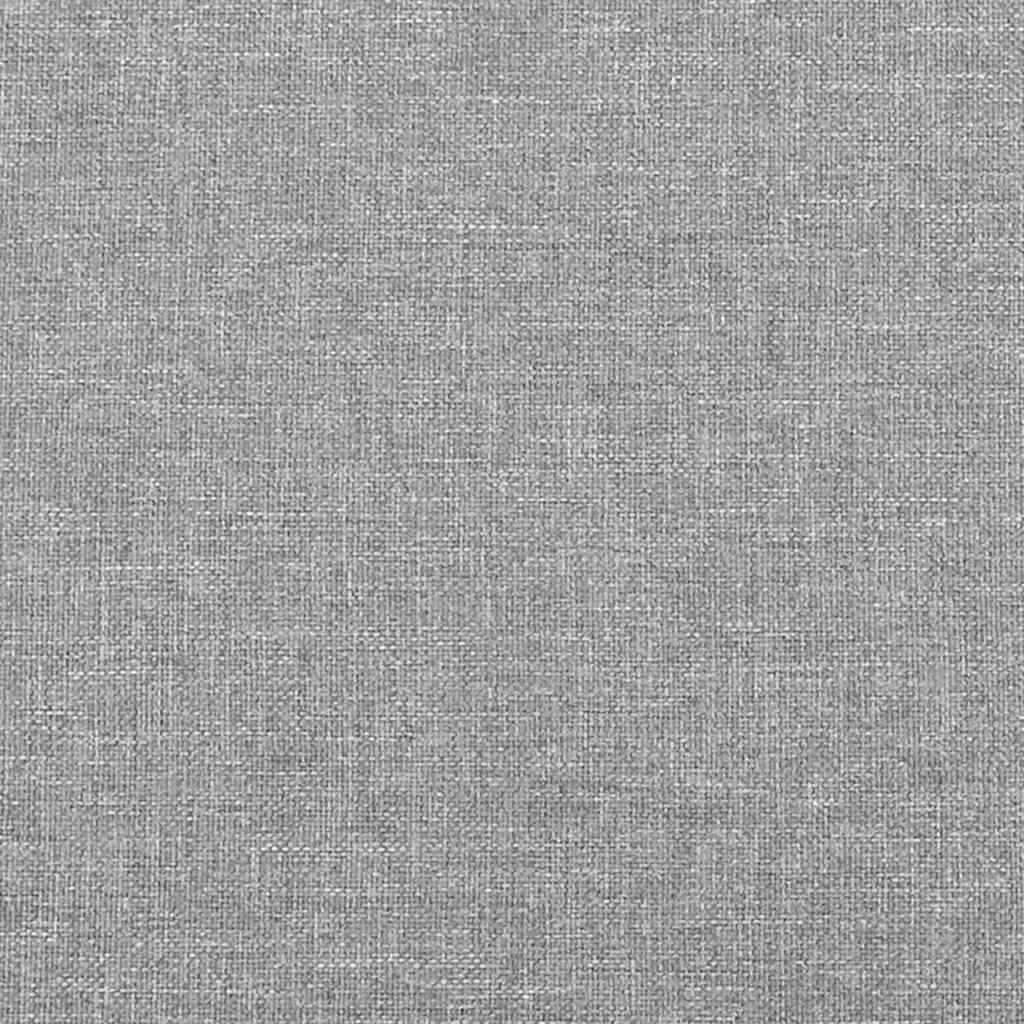 Bed Frame without Mattress Light Grey 90x190cm Single Fabric
