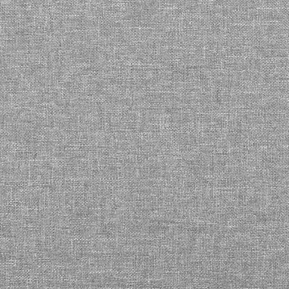 Bed Frame without Mattress Light Grey 90x190cm Single Fabric