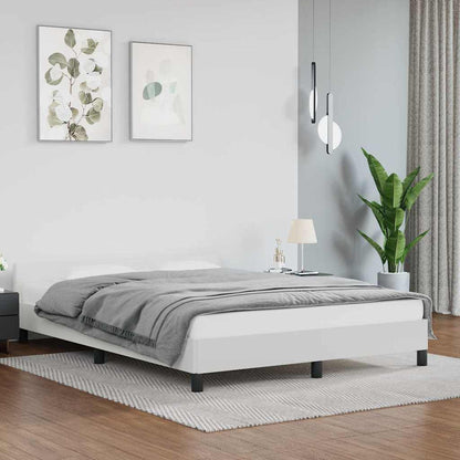 Bed Frame without Mattress White 180x200cm Faux Leather