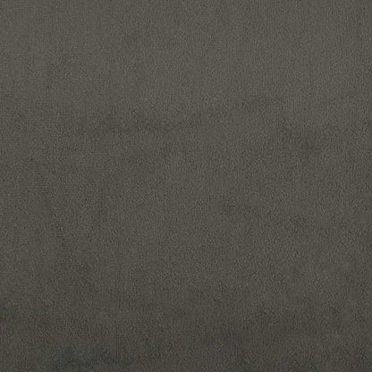 Bed Frame without Mattress Dark Grey 180x200cm Super King Velvet