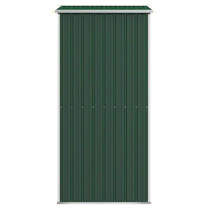 Garden Shed Green 192x108x223 cm Galvanised Steel