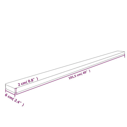 Corner Protectors 2 pcs Yellow&Black 6x2x101.5 cm PU