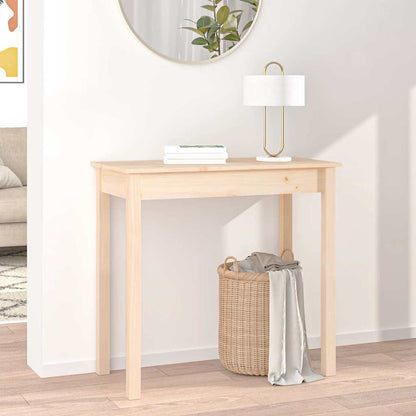 814244 vidaXL Console Table 80x40x75 cm Solid Wood Pine