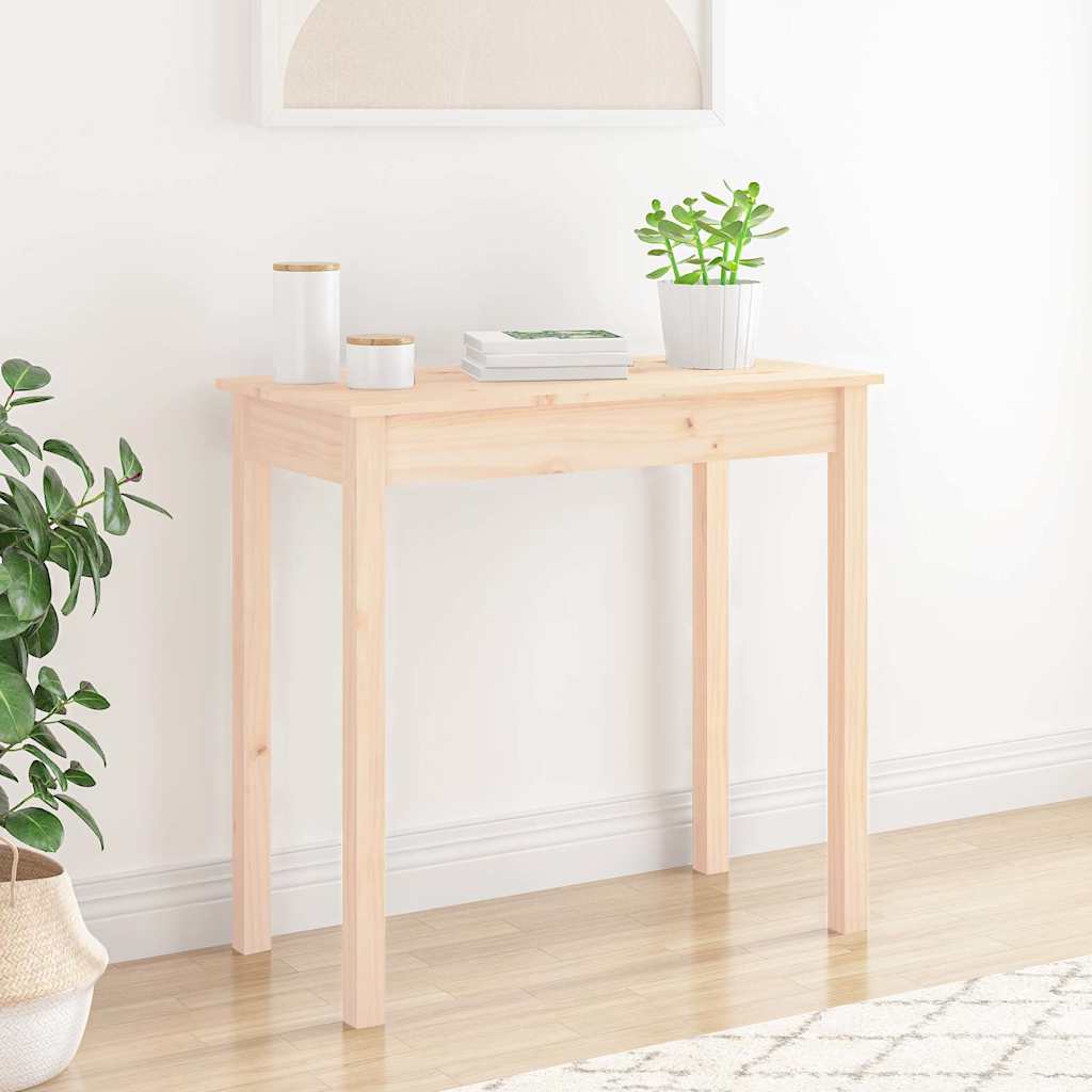 814244 vidaXL Console Table 80x40x75 cm Solid Wood Pine