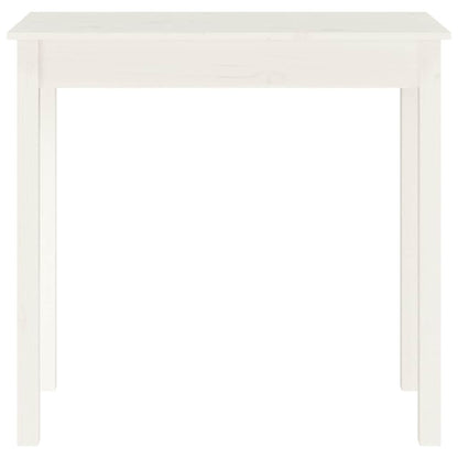 814245 vidaXL Console Table White 80x40x75 cm Solid Wood Pine