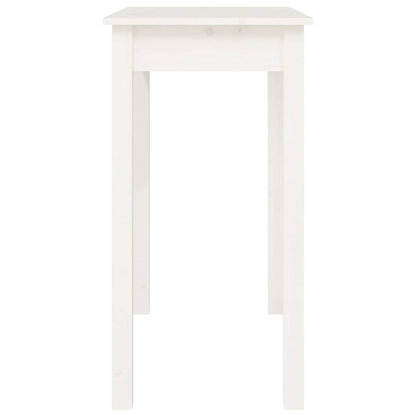 814245 vidaXL Console Table White 80x40x75 cm Solid Wood Pine