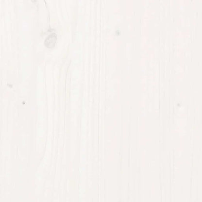 Dining Table White 110x55x75 cm Solid Wood Pine