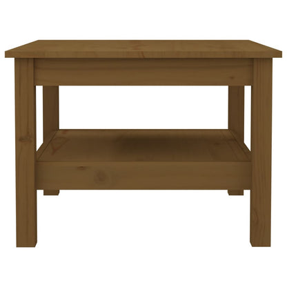 Coffee Table Honey Brown 55x55x40 cm Solid Wood Pine