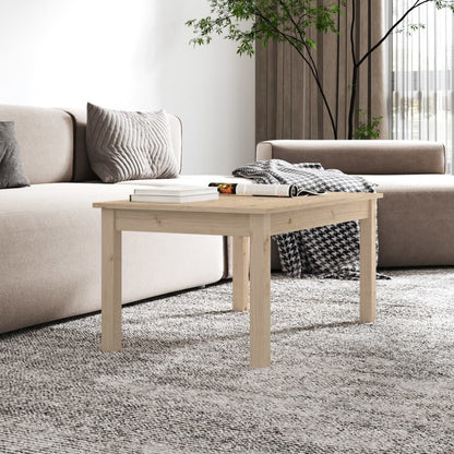 Coffee Table 80x50x40 cm Solid Wood Pine