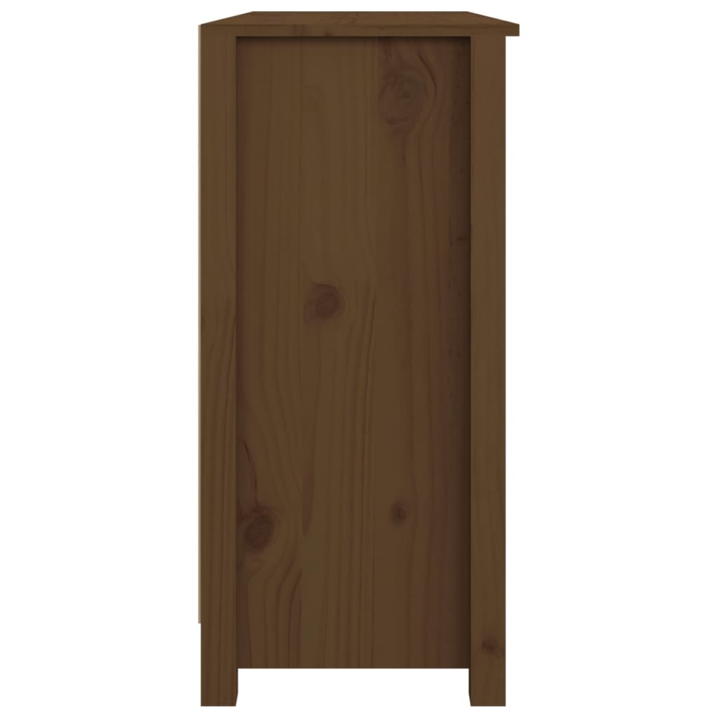 Sideboard Honey Brown 100x35x74 cm Solid Wood Pine